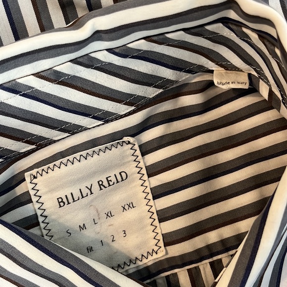 Excellent Large Billy Reid Made in Italy Men’s Button Up Shirt. - Picture 5 of 7